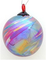 Feather Chip Christmas Ornament