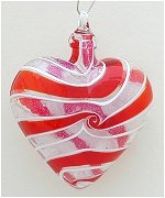 Heart Cherry Christmas Ornament