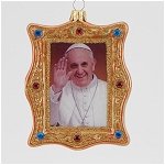 Pope Francis Gold Portrait
