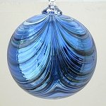 Swirled Ornament Blue