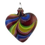 Multi Colored Christmas Heart